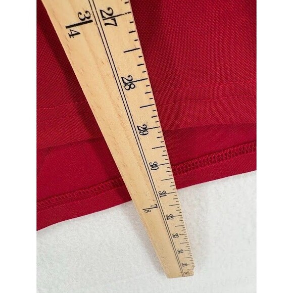 Men's Cooperstown Dreamspark Coaches Polo Shirt Red/Blue Short Sleeve Size XL - Picture 6 of 7